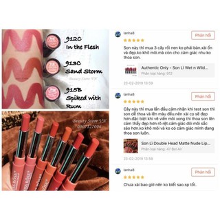 [ Gia tot] Son Lì Double Head Matte Nude Lip - 2 in 1 Lipstick + Lipliner