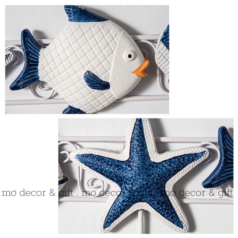Móc Kim Loại Treo Đồ Decor Phong Cách Địa Trung Hải - MƠDECOR