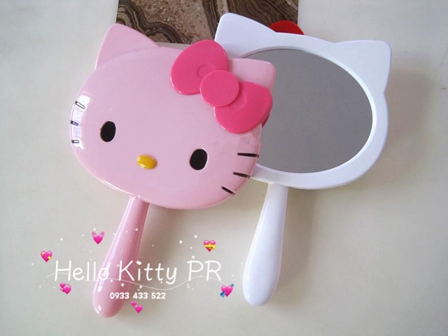 GƯƠNG CẦM TAY HELLO KITTY