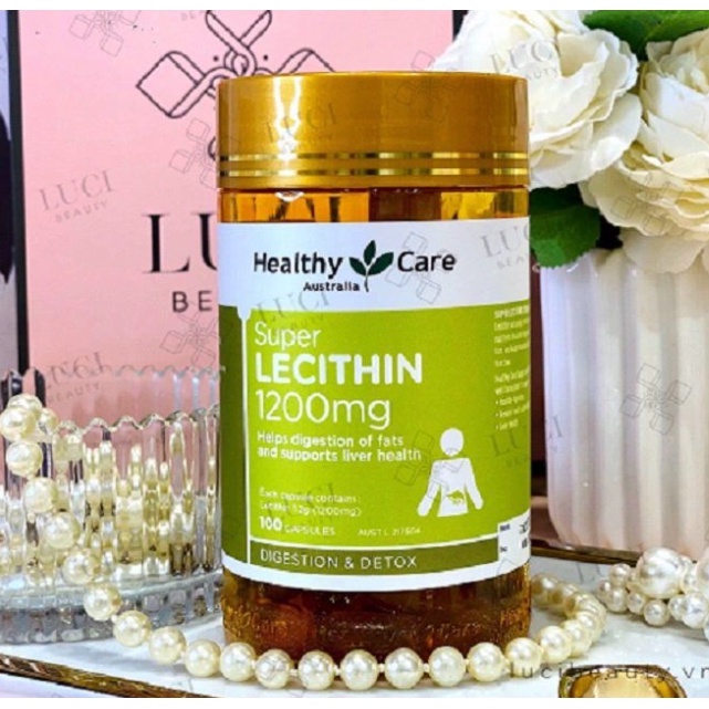 Mầm Đậu Nành Healthy Care Super Lecithin 1200mg 100 Viên