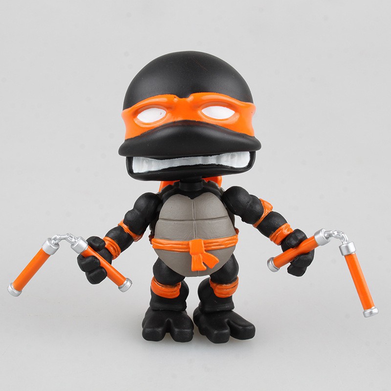 Set 4 Mô Hình Nhân Vật Ninja Rùa Độc Đáo