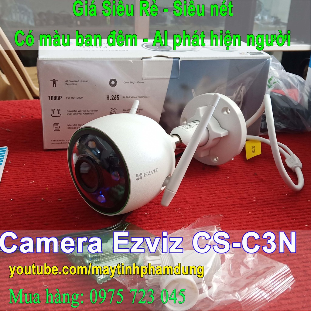 Camera EZVIZ C3N CS-CV310 - Có Màu Ban Đêm