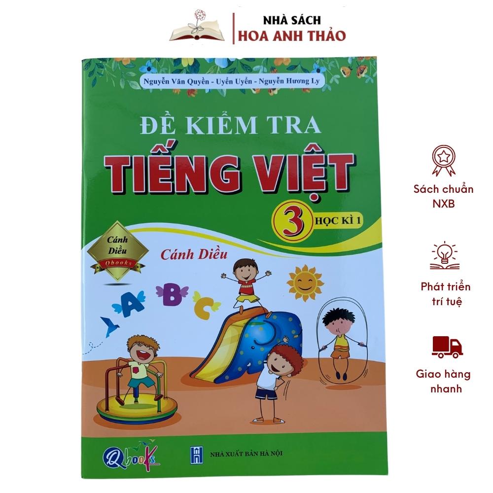 Sách - Combo Bài Tập Tuần và Đề Kiểm Tra Toán - Tiếng Việt Lớp 3 - Học Kì 1 - Cánh Diều (4 cuốn)