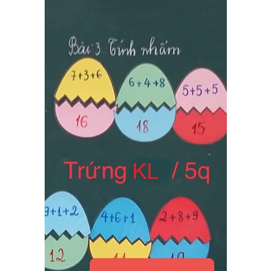 Giáo Cụ Dạy Học VPPT&T Game Trứng Khủng Long Có Nam Châm Dính Bảng KL - 0261