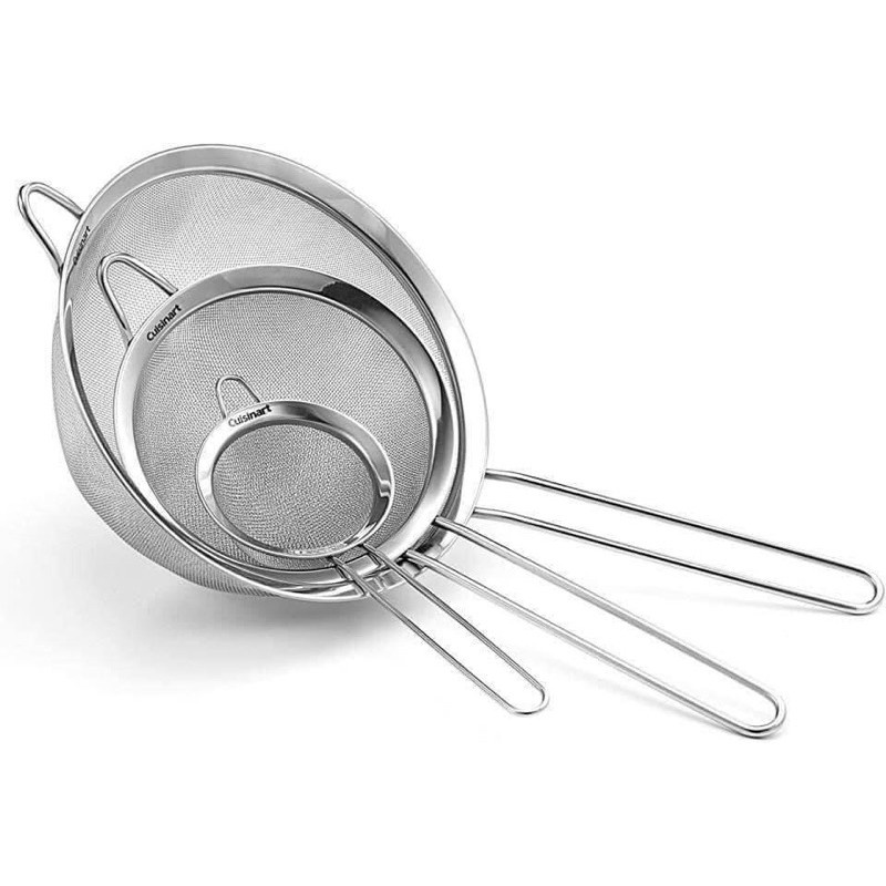 Set rây lọc Cuisinart Pháp - 3 rây lọc cao cấp của Pháp