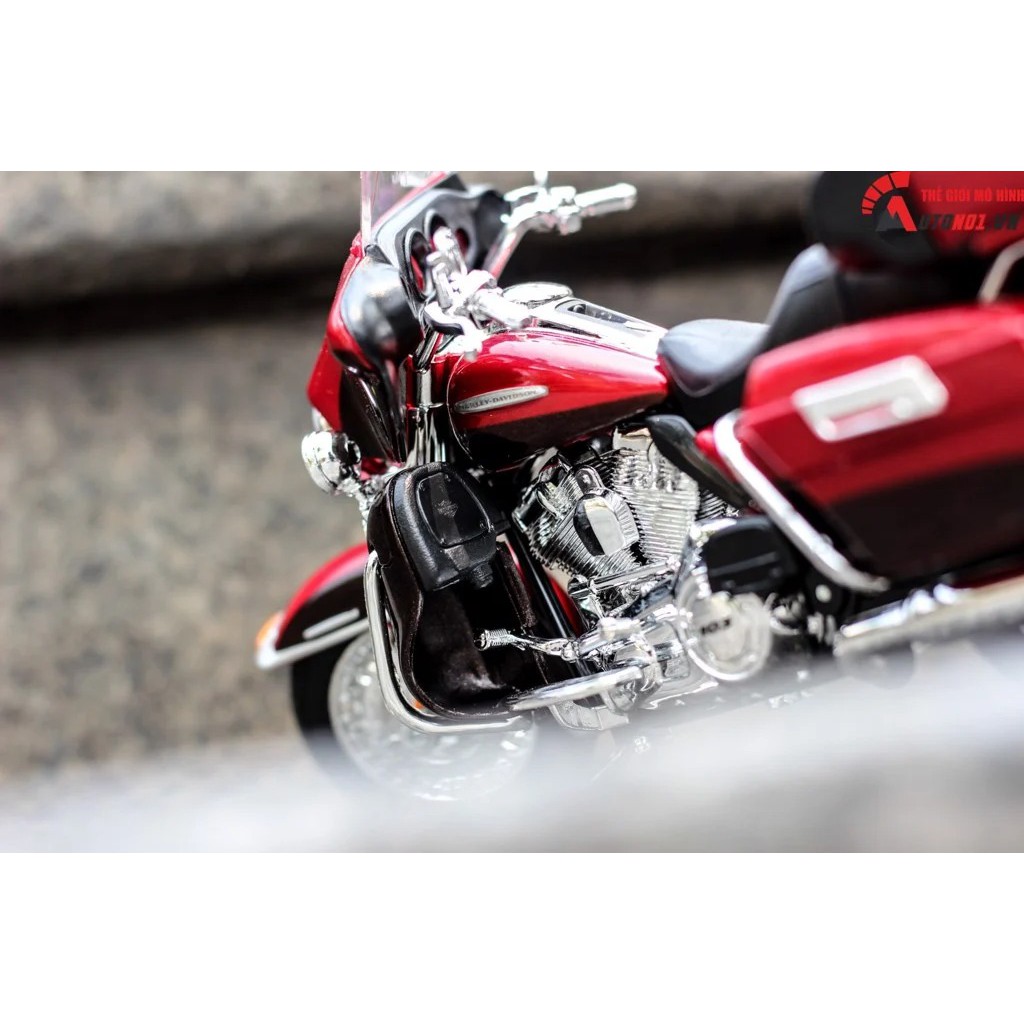 MÔ HÌNH XE HARLEY DAVIDSON FLHTK ELECTRA GLIDE ULTRA LIMITED RED 2013 1:12 MAISTO  5803