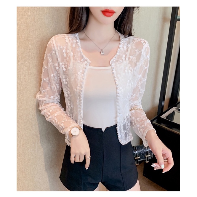 Áo choàng ren mùa hè cho váy, áo cardigan | BigBuy360 - bigbuy360.vn