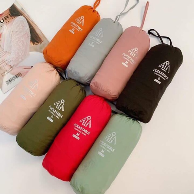 Áo gió nữ hai lớp pocketable | BigBuy360 - bigbuy360.vn