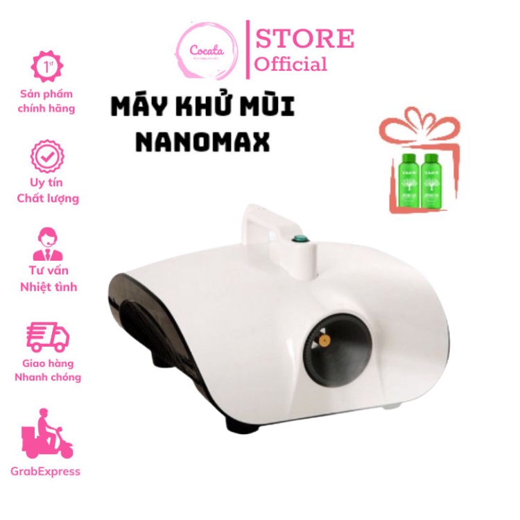 Máy khử mùi NINOMAX, máy khử Khuẩn công nghệ Nano, máy phun sương Oto