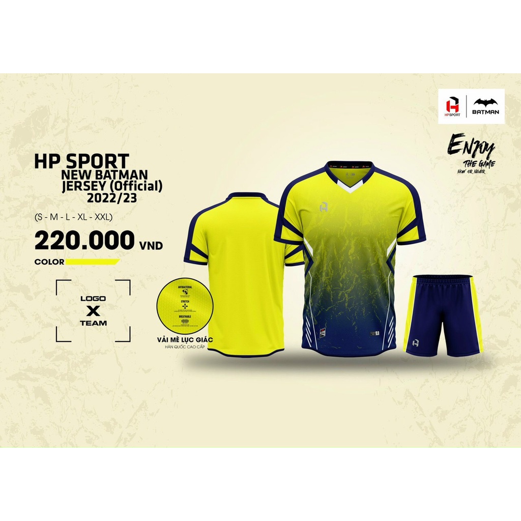 Bộ Quần Áo Thể Thao Nam Nữ Chính Hãng HP Batman - Mẫu Mới Nhất 2022