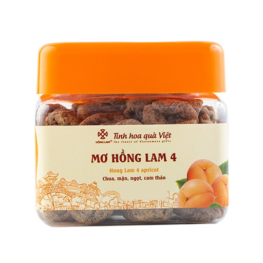 Ô Mai (Xí Muội) Mơ Hồng Lam 4 - Vị Chua Ngọt Cam Thảo - Hộp (200g,300g,500g)