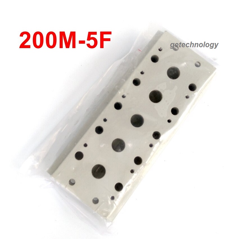 Đế van 200M-5F sử dụng cho lắp van điện từ AIRTAC, van điện từ china