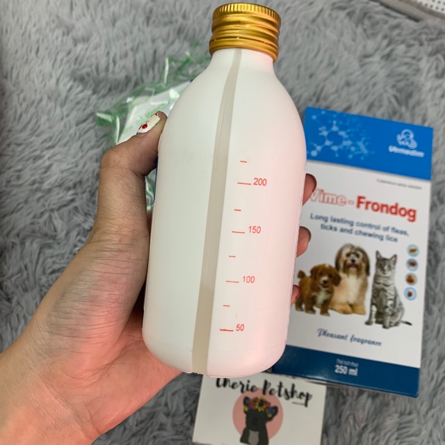 VIME FRONDOG - XỊt trị ve rận cho chó mèo (CHAI SIÊU TO KHỔNG LỒ HIỆU QUẢ) - Sử dụng được cho mang thai và cho con