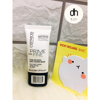 Kem Lót Catrice Prime And Fine Pore Refining Anti-Shine Base 30ml
