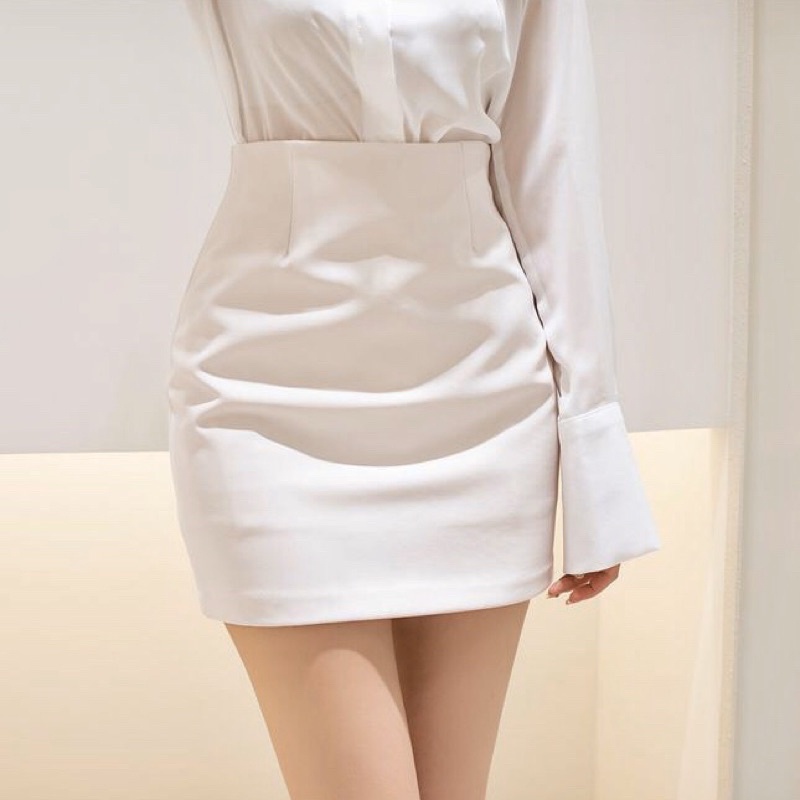 Váy Trắng Chữ A Basic
