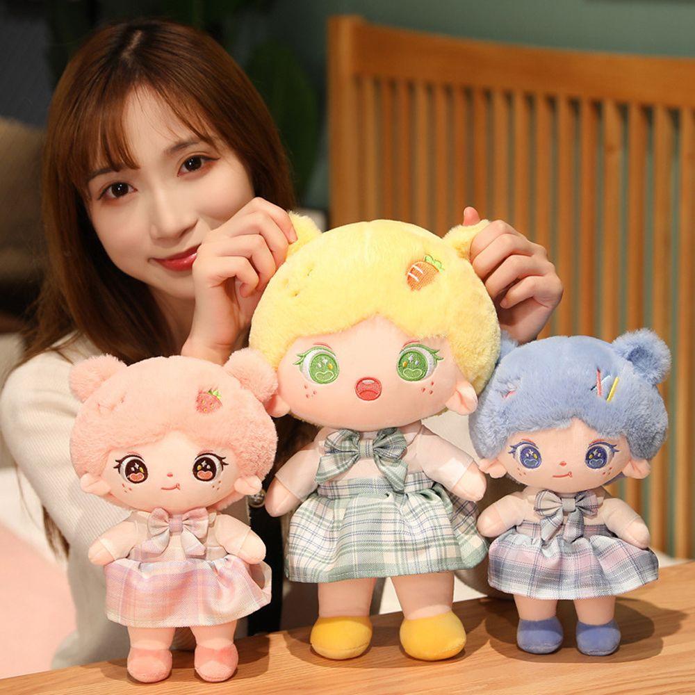 LANFY Búp Bê Người Hoạt Hình Nhồi Bông Đáng Yêu