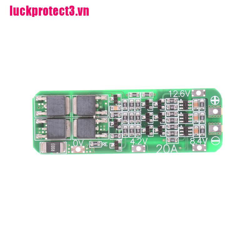 Bo Mạch Bảo Vệ Pin 12.6v 3s 20a 18650 Li-Ion Pcb Bms