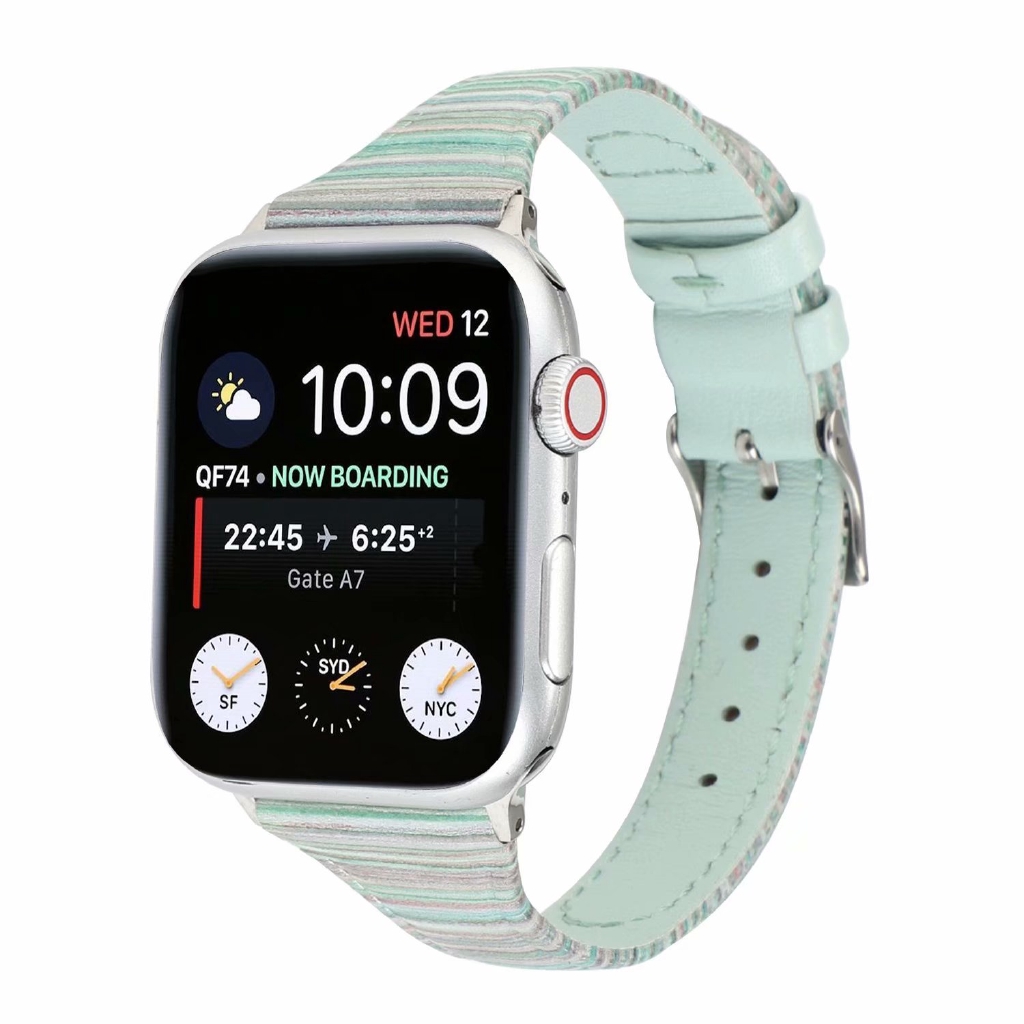 【Apple Watch Strap】Dây Đeo Bằng Da Thật Cho Đồng Hồ Thông Minh Apple Watch Series 6/se/5/4/3/2/1 (38Mm/40Mm/42Mm/44Mm)