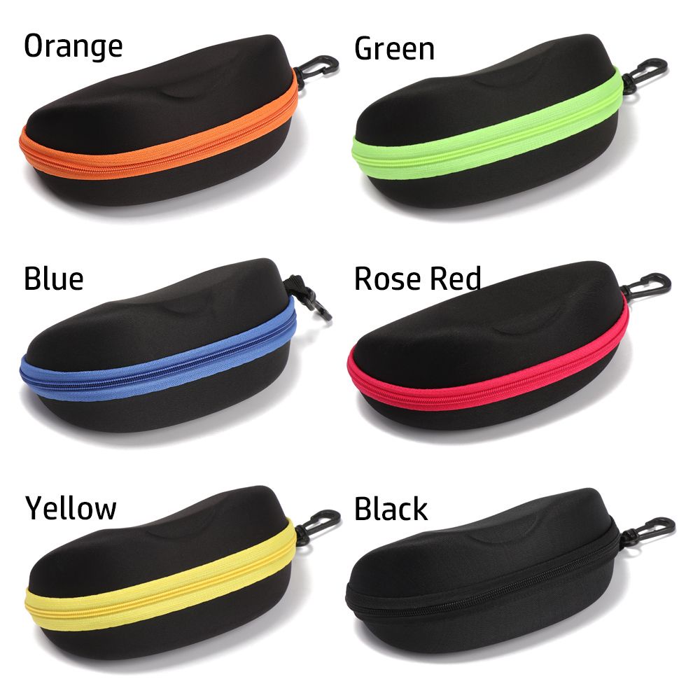 Hộp Cứng Đựng Mắt Kính Có Khóa Kéo Nhiều Màu Sắc Tiện Dụng