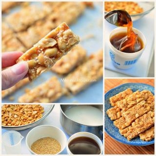 Gói 10 Thanh Kẹo Lạc Hà Chi Đặc Sản Quê Hương