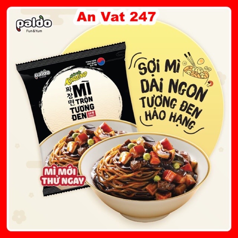 5gói mỳ trộn tương đen Koreno