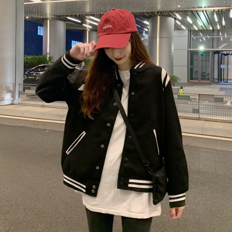 Áo khoác bóng chày ROSE BLACKPINK