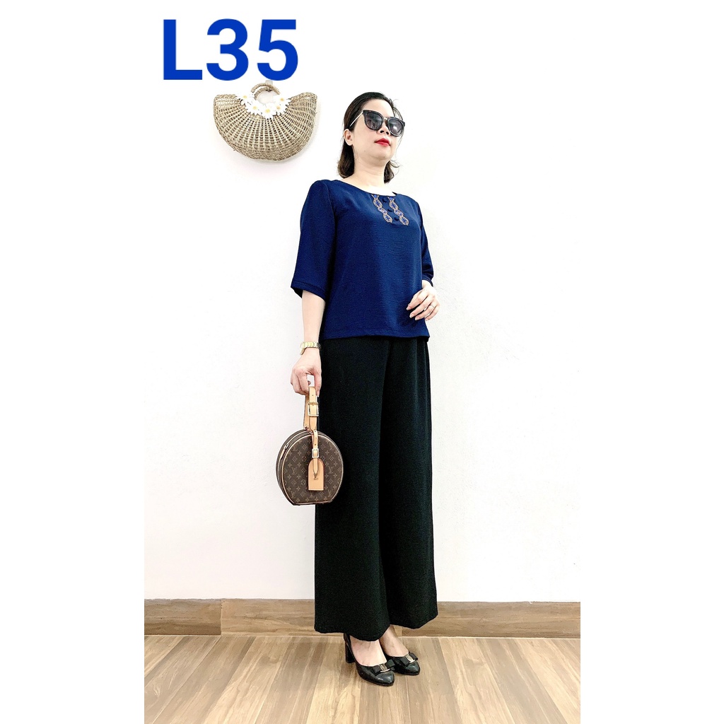 Đồ Trung Niên - Bộ Đũi Tay Lỡ Cao Cấp - Chất Vải Loại 1- Siêu Mềm, Siêu Mát Dành Cho Quý bà U50, U60, U70 - Laddy Store