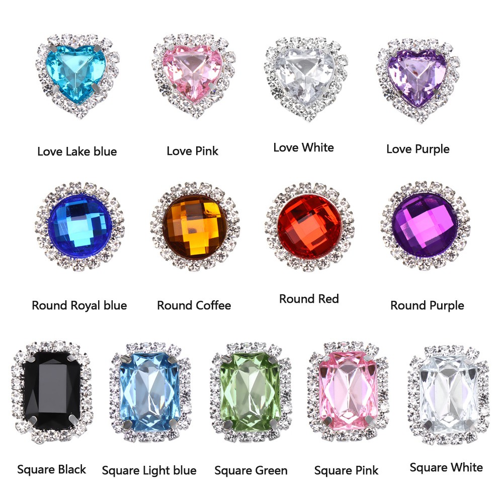 1 phụ kiện hạt kẹp trang trí giày sáng tạo