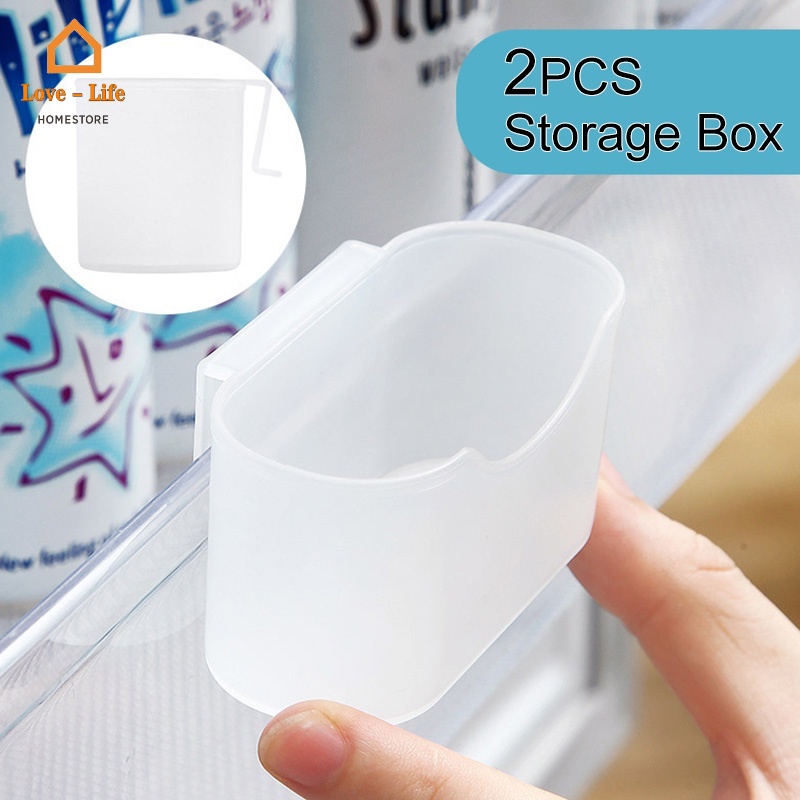 Set 2 Hộp Mini Đựng Nước Sốt Treo Tủ Lạnh Tiện Lợi