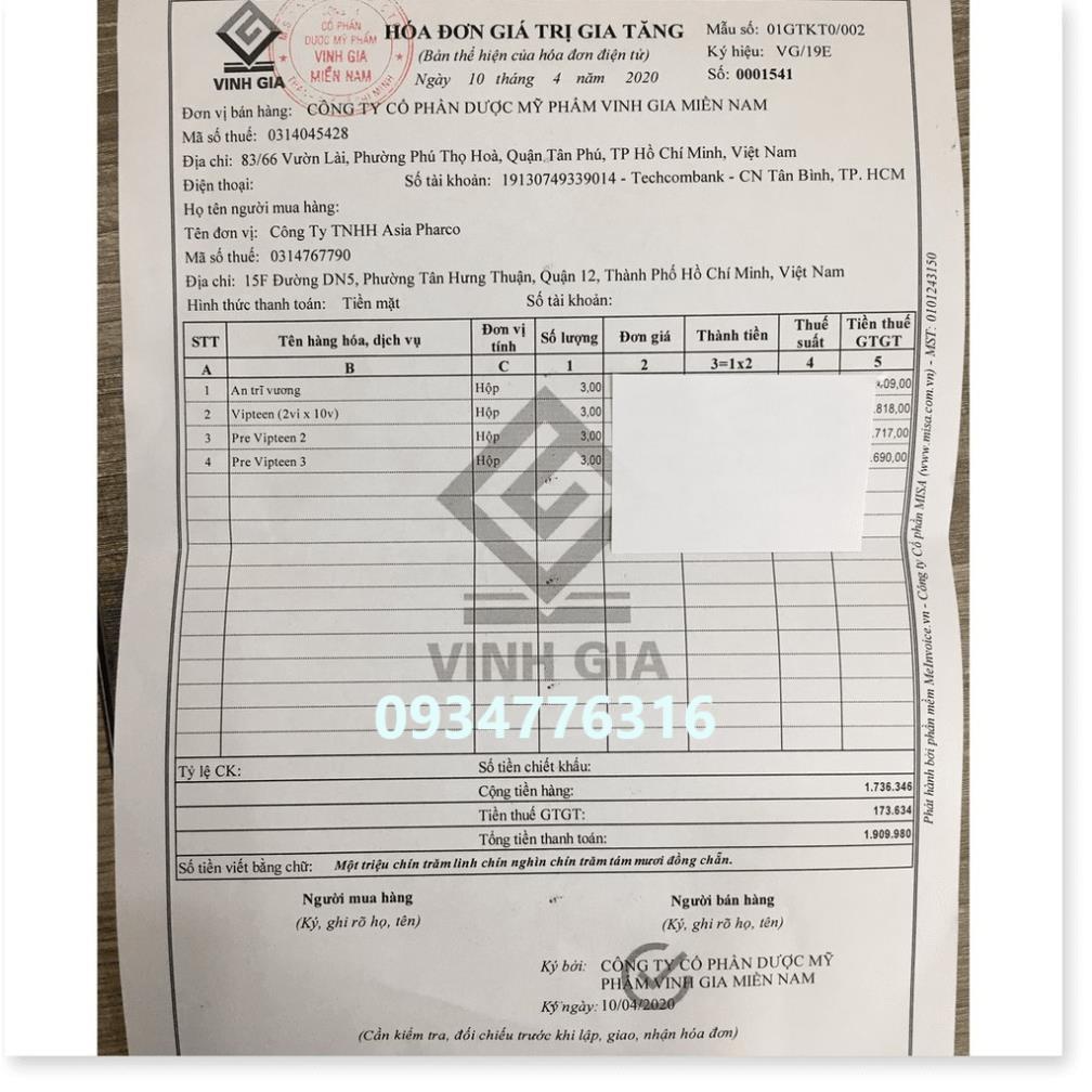 ✅ Pre-Vipteen 2- Tăng chiều cao, tăng cường sức đề kháng