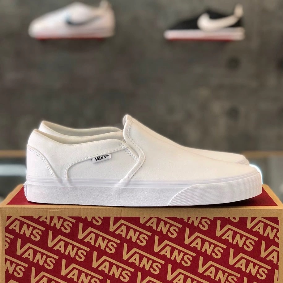 Giày chính hãng Vans Asher 'All White' - VN0A32QMI7Q