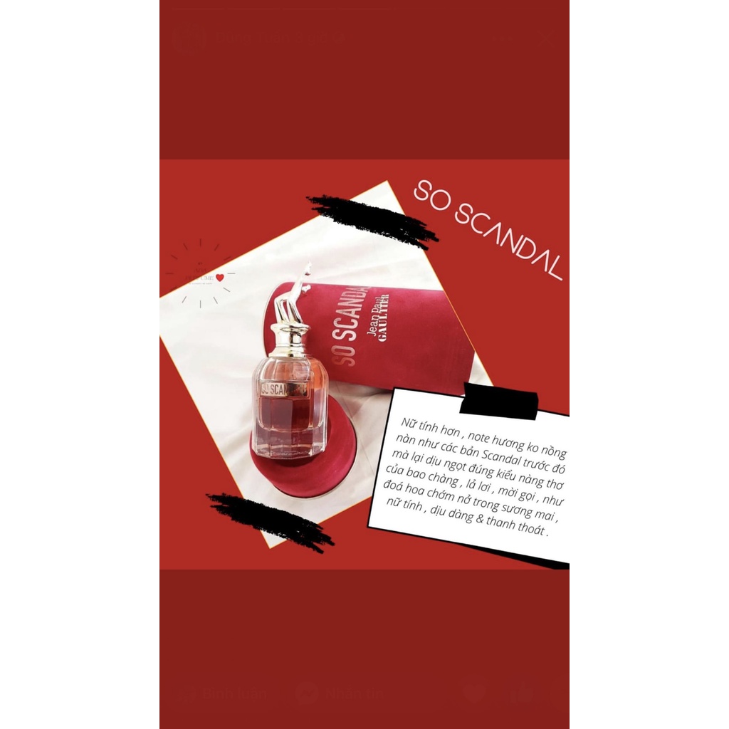 {Chính Hãng} Nước Hoa Nữ 𝐒𝐨 𝐒𝐜𝐚𝐧𝐝𝐚𝐥_𝐌𝐚̂̃𝐮 𝐭𝐡𝐮̛̉ 𝟓𝐦𝐥 | BigBuy360 - bigbuy360.vn