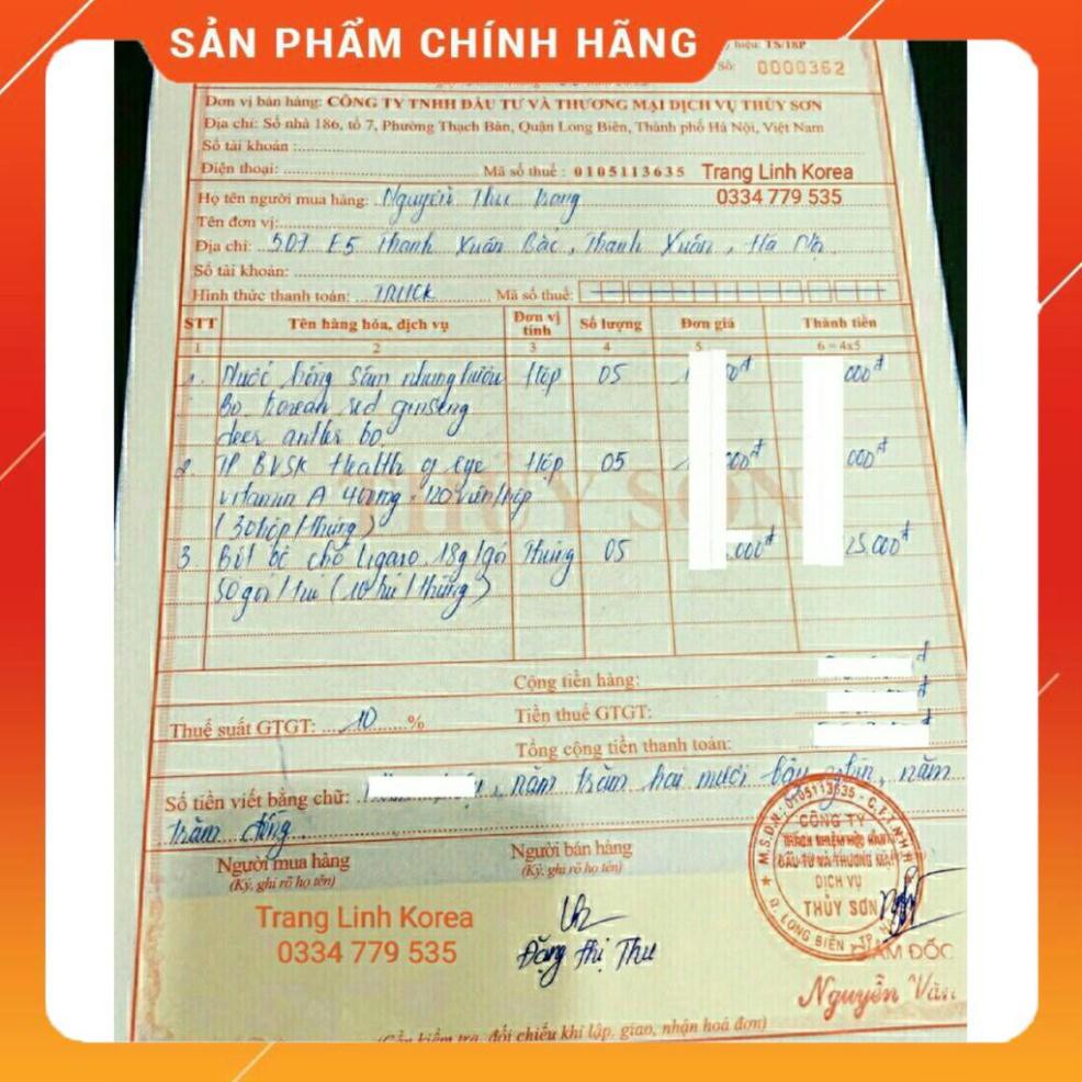 Nước Hồng Sâm Nhung Hươu Hàn Quốc, Hộp 30 gói