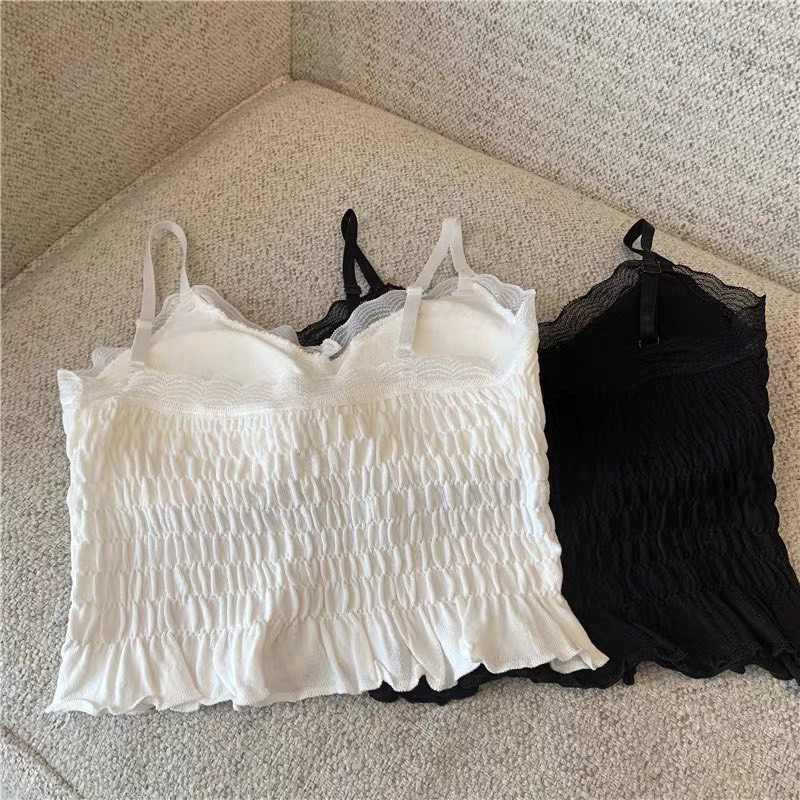 Áo bra ren dài 2 dây đẹp phong cách croptop mix đồ cực xinh JOCOSI  B884