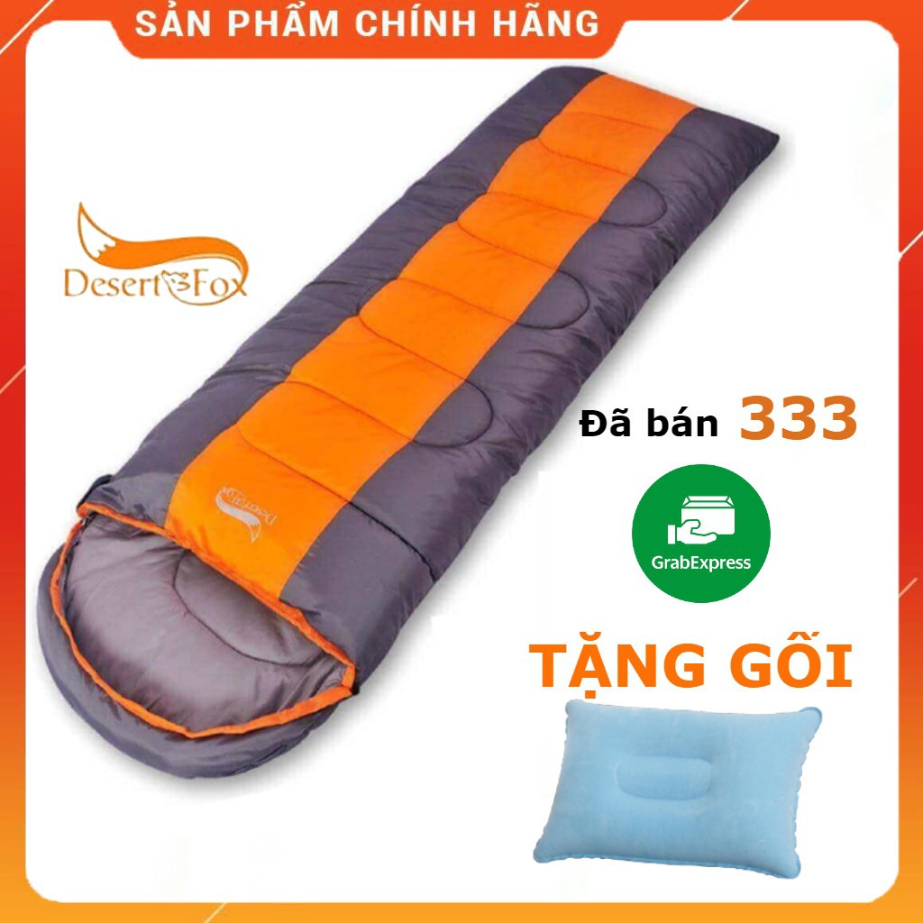 Túi ngủ trưa văn phòng cao cấp - Túi ngủ du lịch, cắm trại, dã ngoại Desert Fox bông cotton mềm mại dài 2m1*ngang 75cm