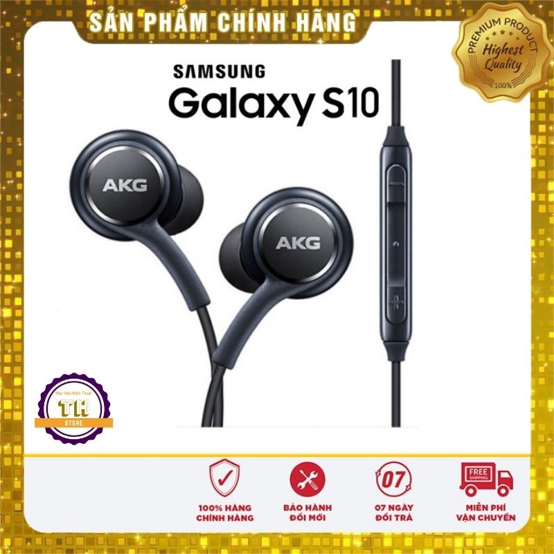Tai nghe samsung S10+, tai nghe nhét tai akg chính hãng, tai nghe có âm bass cực tốt, chất lượng siêu bền