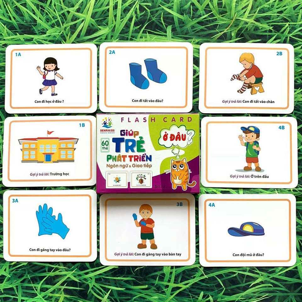 Thẻ học thông minh 300 câu hỏi trả lời giúp phát triển ngôn ngữ giao tiếp, thẻ học câu hỏi các chủ đề giáo dục bé