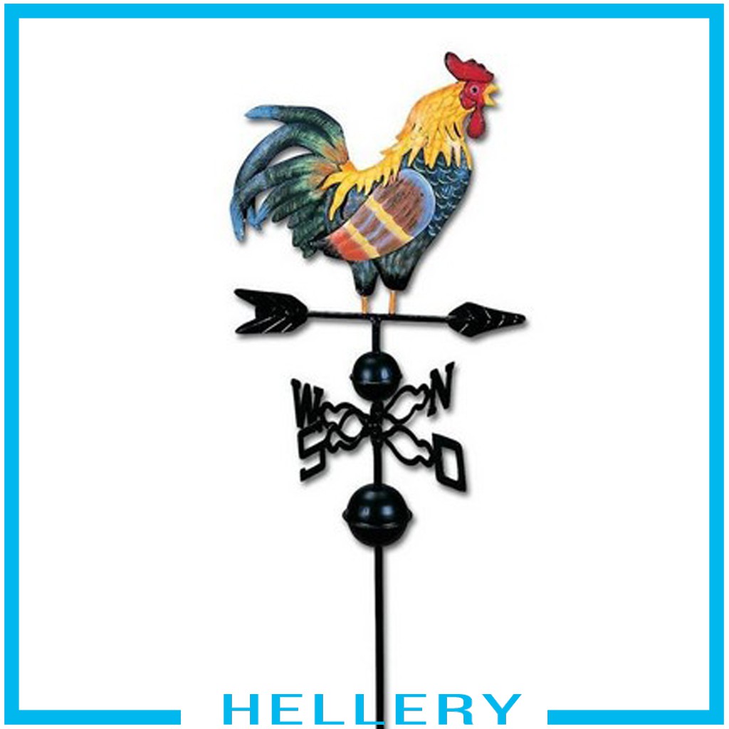 [HelleryVN] Rooster Weathervane Với Vane Thời Tiết Cho Nông Trại Barn Patio