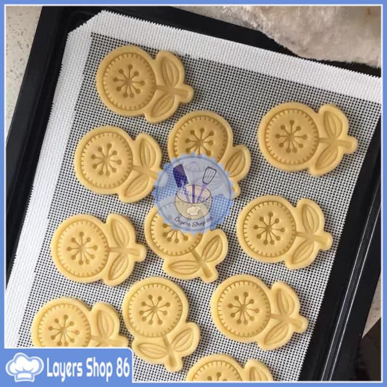 (Rẻ Vii Địch) Bộ 4 khuôn cookie cutter tạo hình bánh quy Tết hàng loại 1
