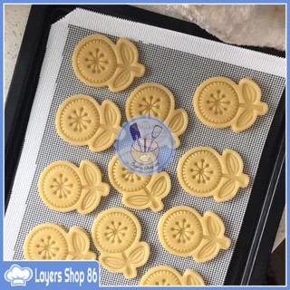 (Rẻ Vii Địch) Bộ 4 khuôn cookie cutter tạo hình bánh quy Tết hàng loại 1