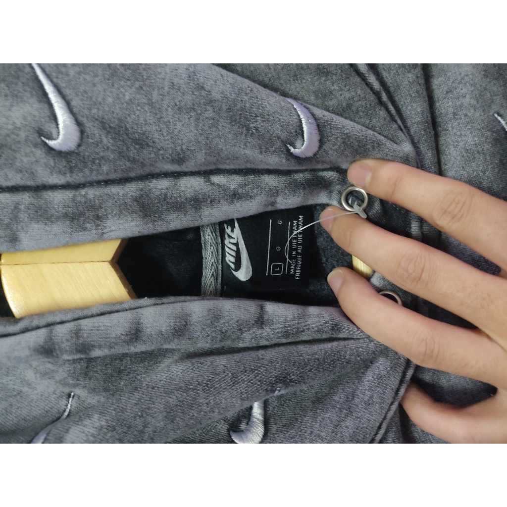 Áo Hoodie Swoosh Full Logo Thêu Hot Trend 2021