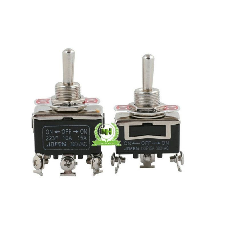 Công Tắc Gạt Tự Động Hồi 6 Chân 3 Nấc E-TEN 223F 15A/380VAC Loại Tốt Loại Tốt