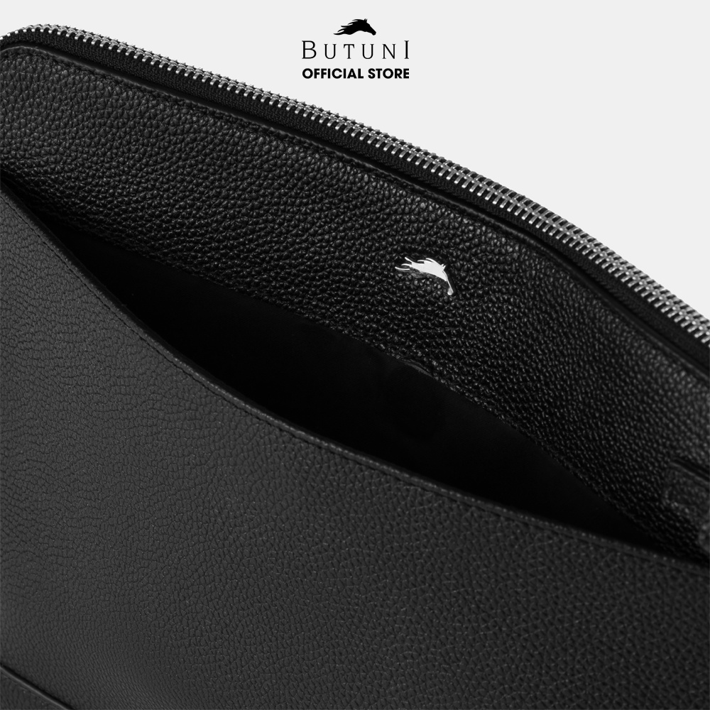 Clutch da thật Butuni Ipad Slim Active Clutch - Đen