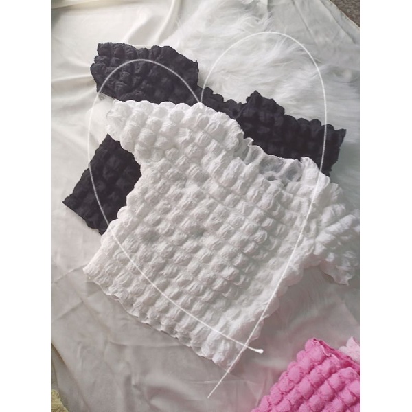 ÁO CROPTOP VẢI XỐP MỊN BỒNG BỀNH CỰC HOT #NGAPCBYN B43