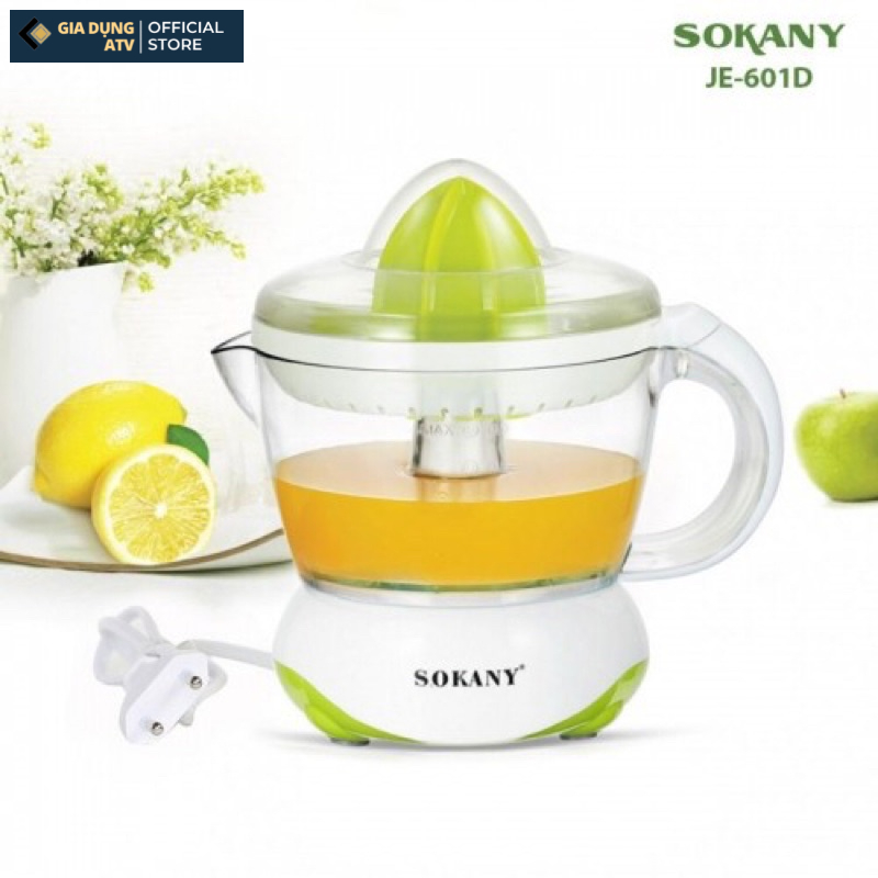 Máy vắt cam tự động SOKANY chạy bằng điện_kèm phụ kiện máy vắt cam dung tích 0,7l xoay 2 chiều
