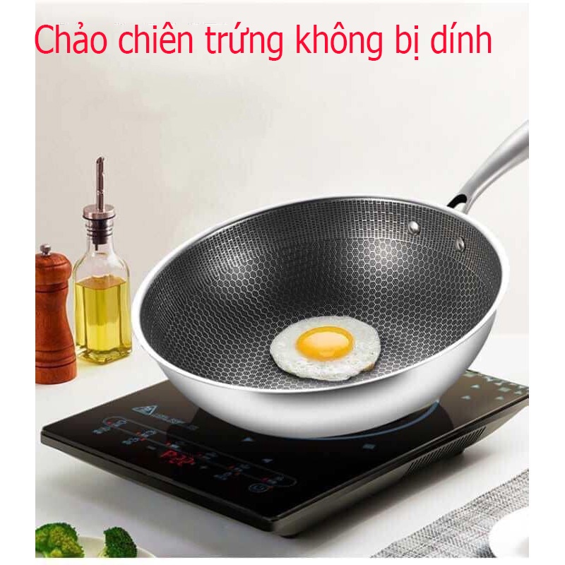 Chảo Vân Đá Tổ Ong Sâu Lòng Chống Dính 32cm