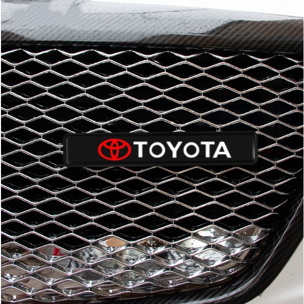 Toyota Logo Đèn LED Trang Trí Mui Xe Hơi  Chất Lượng Cao Raize Corolla Cross Vios Veloz Innova Camry Hilux Yaris Fortuner Wigo Altis RAV4 Avanza Hiace
