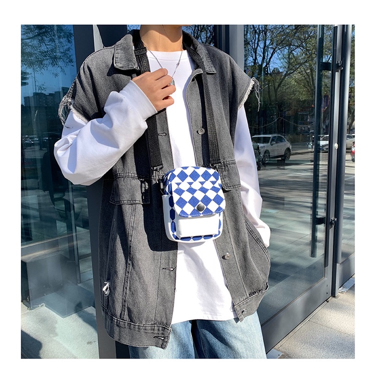 Túi Đeo Chéo Canvas Heliza Phong Cách Hàn Quốc Mới 2022 SC1634