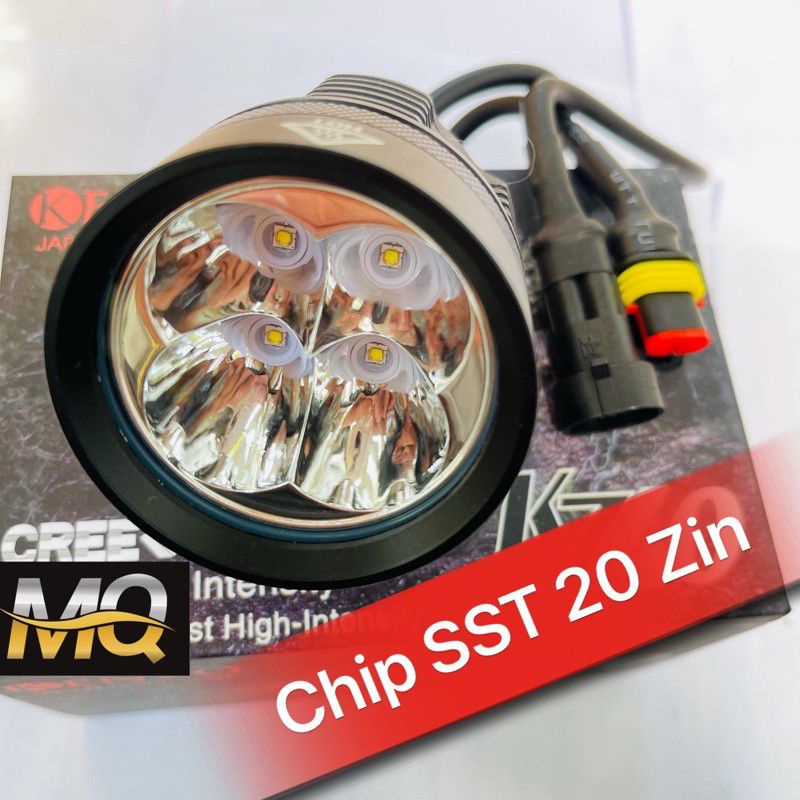 ĐÈN TRỢ SÁNG L4X CREE CHÍNH HÃNG SIÊU SÁNG CHỐNG NƯỚC TUYỆT ĐỐI