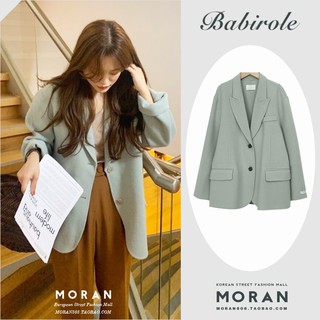 (ORDER) Áo khoác dạ nữ MORAN mềm mịn phong cách Hàn Quốc công sở thanh lịch tiểu thư sang trọng